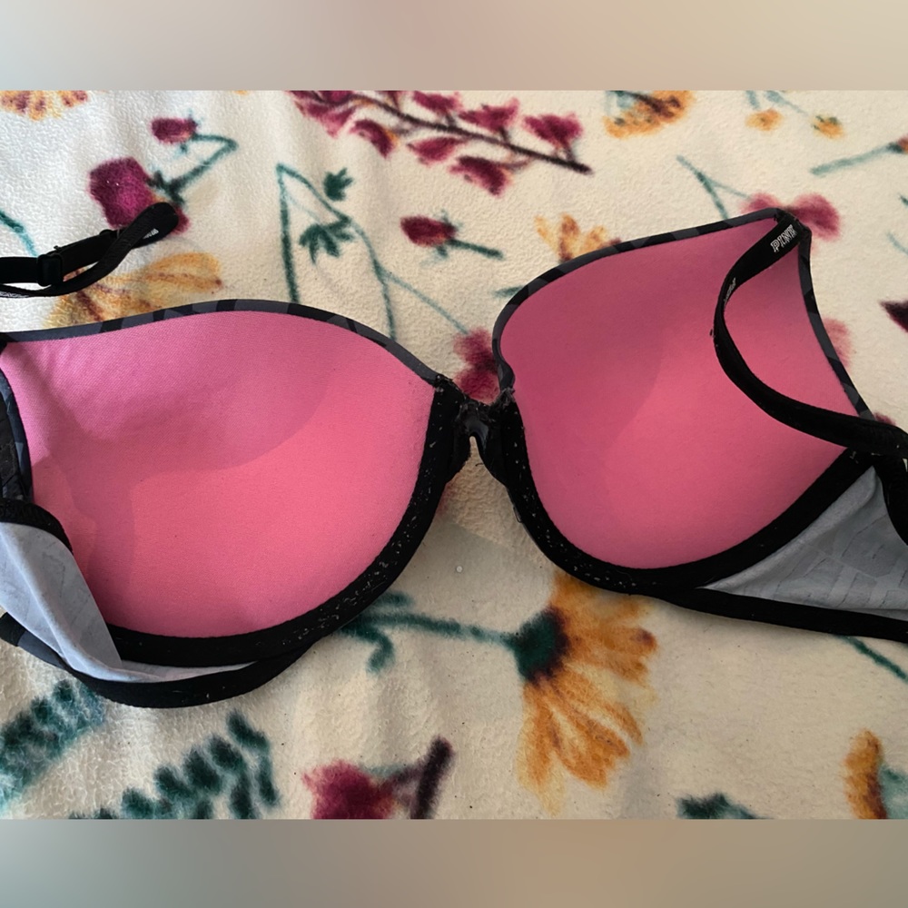 Pink, Victoria secret, push-up bra, gently used smoke free home